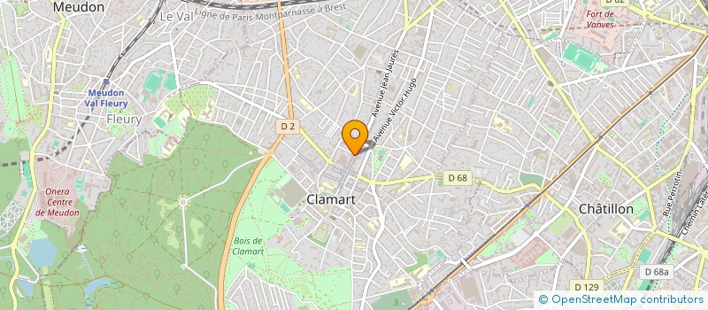 localisation de l'entreprise LGL à CLAMART