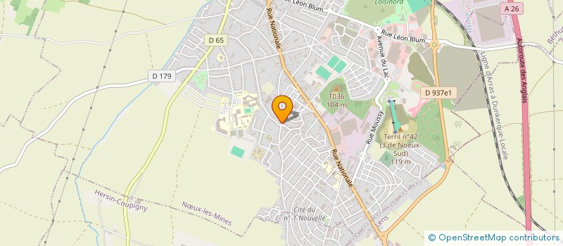 localisation de l'entreprise LGL  NUX-LES-MINES