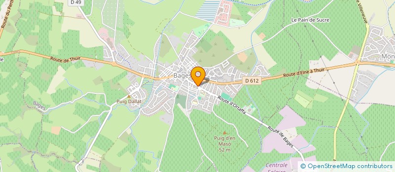 localisation de l'entreprise LGL  BAGES