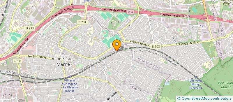 localisation de l'entreprise LGL à VILLIERS SUR MARNE