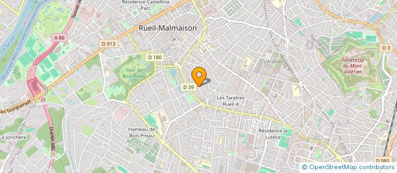 localisation de l'entreprise LGL à RUEIL-MALMAISON