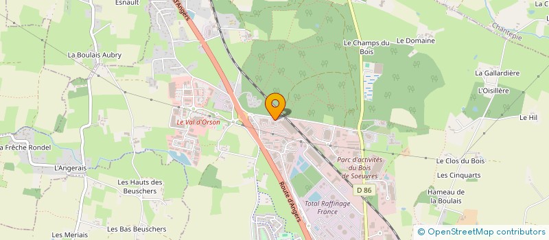 localisation de l'entreprise LGL AFFRETEMENT  VERN-SUR-SEICHE