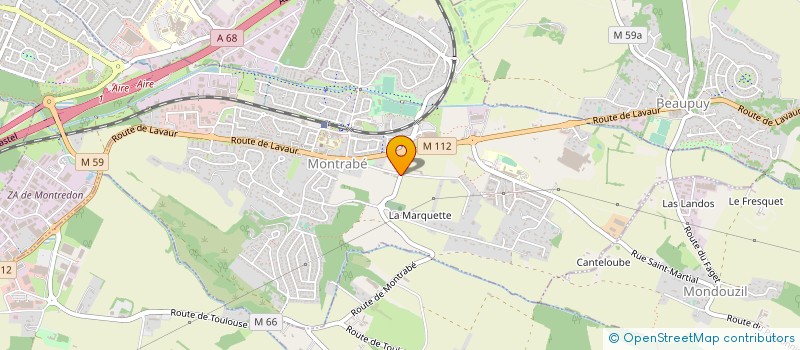 localisation de l'entreprise LGL ASCENSEUR à MONTRABE