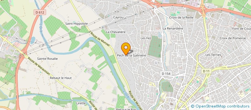 localisation de l'entreprise LGL BATIMENT  BEZIERS