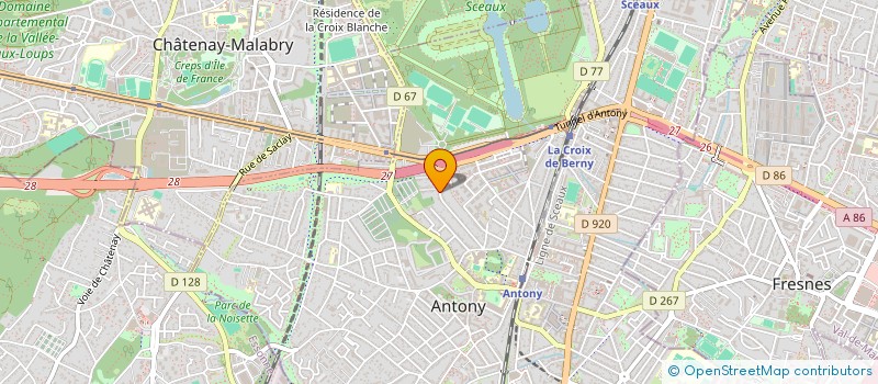 localisation de l'entreprise LGL CORPORATION à ANTONY