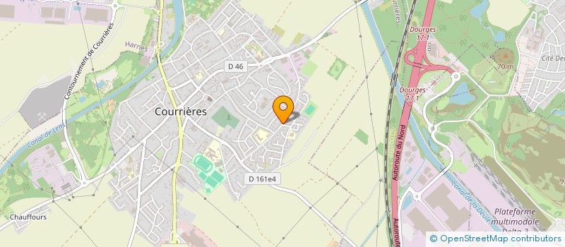 localisation de l'entreprise LGL DIFFUSION à COURRIERES