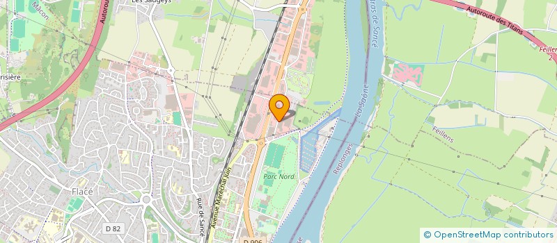 localisation de l'entreprise LGL DIVERTISSEMENTS à MACON