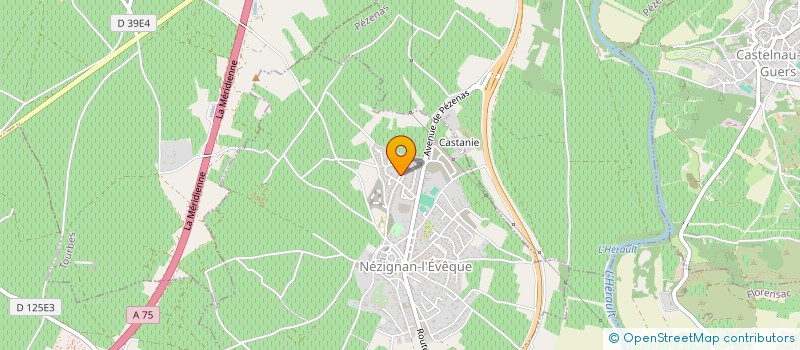 localisation de l'entreprise LGLC  NEZIGNAN-L'EVEQUE