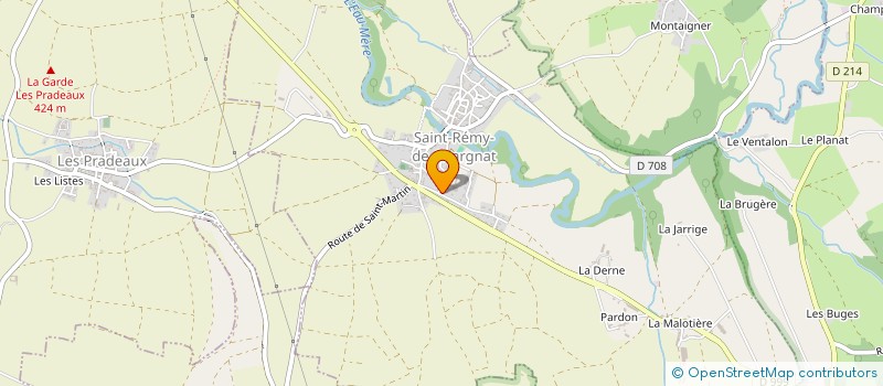 localisation de l'entreprise LGLC REDON  SAINT-REMY-DE-CHARGNAT