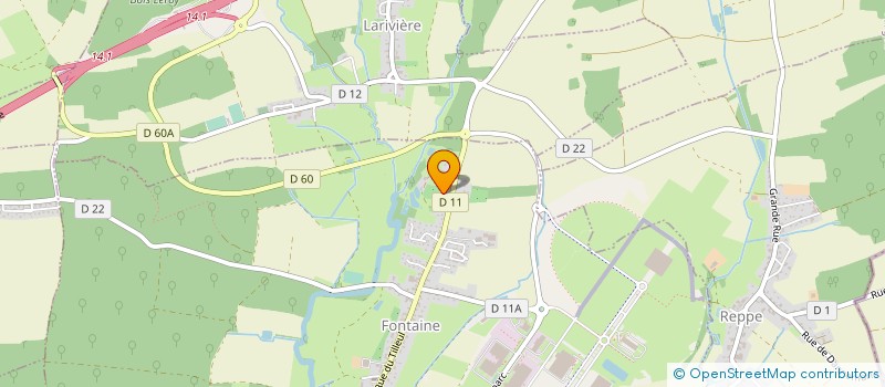 localisation de l'entreprise LGLD  FONTAINE
