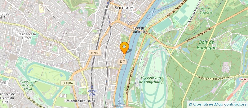 localisation de l'entreprise LGLO RESTAURATION à SURESNES