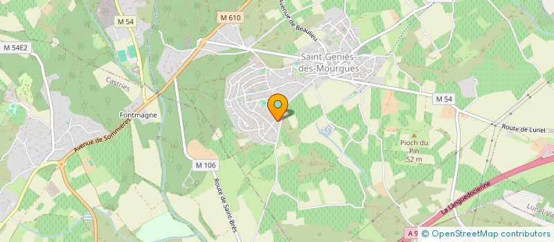 localisation de l'entreprise LGLR MARTIN  SAINT-GENIES-DES-MOURGUES