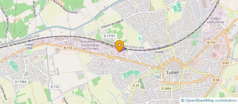 localisation de l'entreprise LGLS  LUNEL