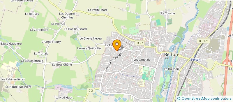 localisation de l'entreprise LGM  BETTON