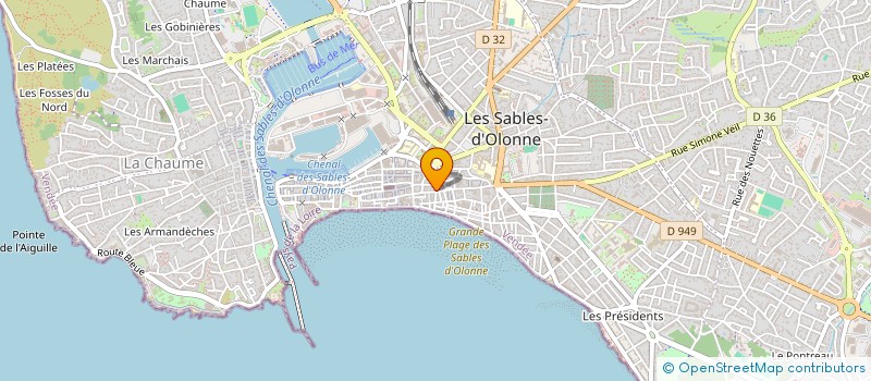 localisation de l'entreprise LGM à LES SABLES D'OLONNE