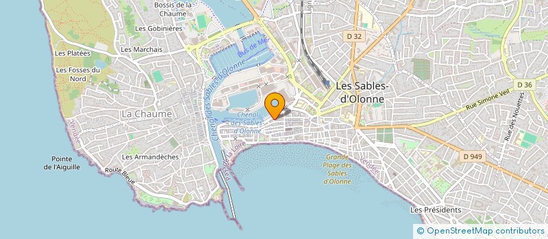 localisation de l'entreprise LGM à LES SABLES D'OLONNE