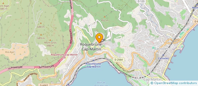 localisation de l'entreprise LGM à ROQUEBRUNE CAP MARTIN