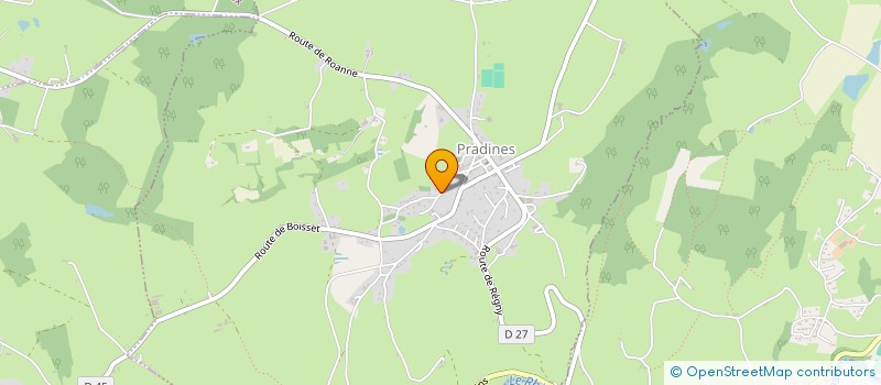 localisation de l'entreprise LGM  PRADINES