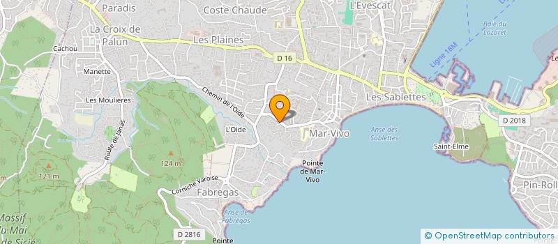 localisation de l'entreprise LGM ASSOCIES à LA SEYNE-SUR-MER