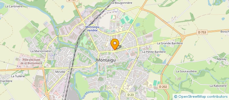 localisation de l'entreprise LGM IMMO à MONTAIGU-VENDEE