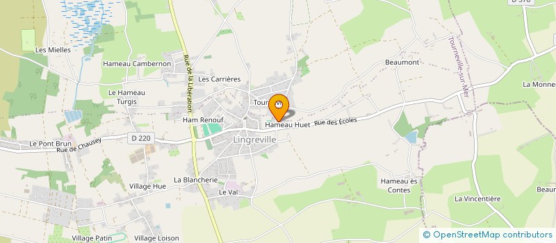 localisation de l'entreprise LGM LOCATION GRUTAGE MANUTENTION  TOURNEVILLE-SUR-MER