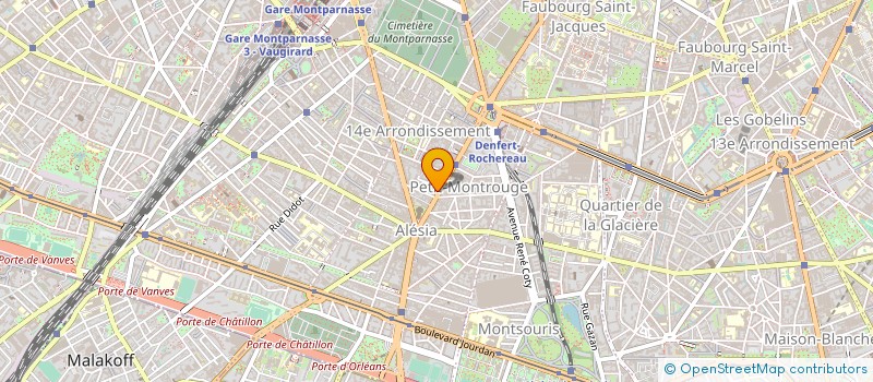 localisation de l'entreprise LGM OPTIQUE à PARIS