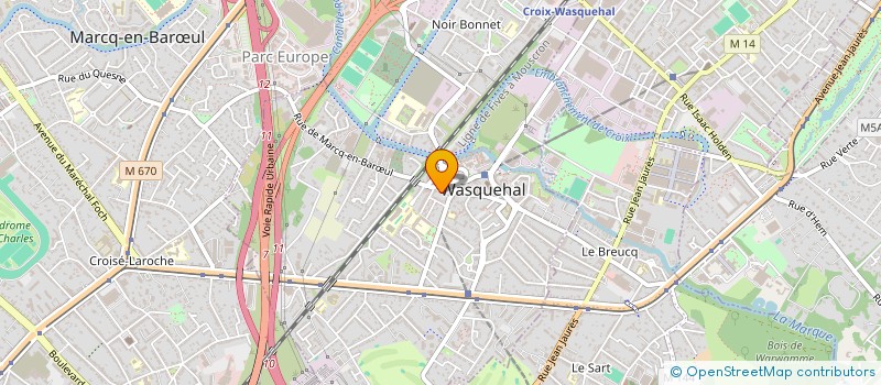 localisation de l'entreprise LGMA 84-30  WASQUEHAL