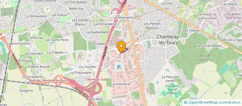 localisation de l'entreprise LGMA  CHAMBRAY-LES-TOURS