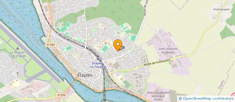 localisation de l'entreprise LGMA à ETAPLES