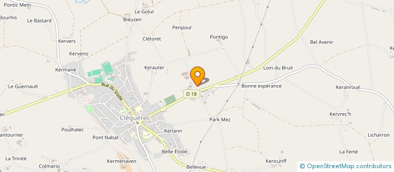 localisation de l'entreprise LGMALIZAC  CLEGUEREC