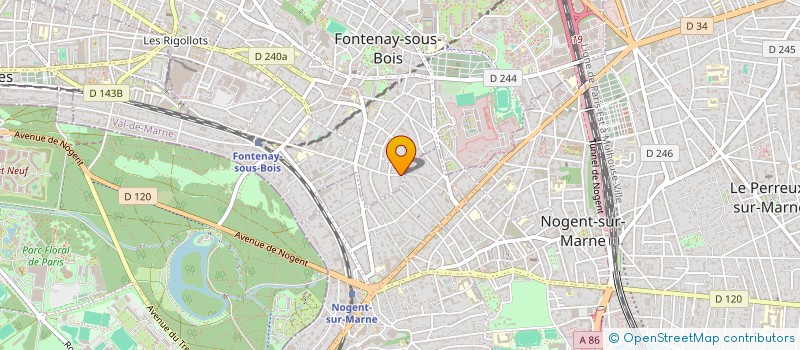 localisation de l'entreprise LGMD à FONTENAY-SOUS-BOIS