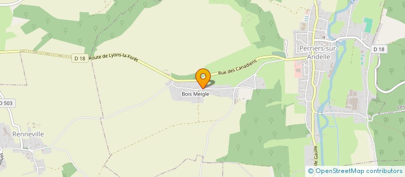 localisation de l'entreprise LGMH  PERRIERS-SUR-ANDELLE