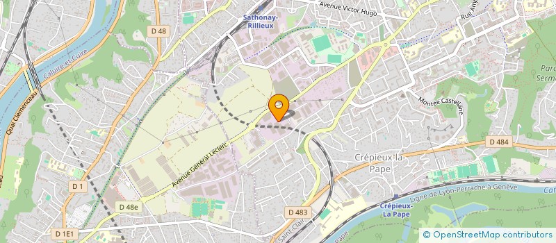 localisation de l'entreprise LGMH DISTRIBUTION à RILLIEUX-LA-PAPE