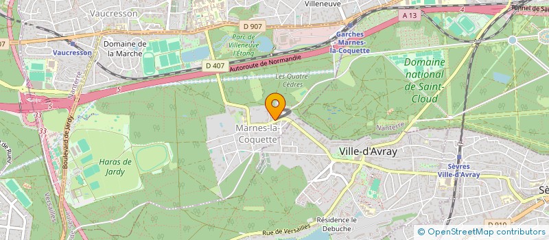 localisation de l'entreprise LGMI à MARNES-LA-COQUETTE