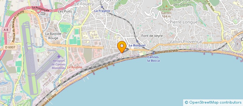 localisation de l'entreprise LGMJ  CANNES