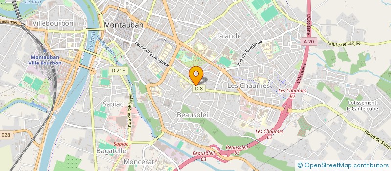 localisation de l'entreprise LGMN  MONTAUBAN
