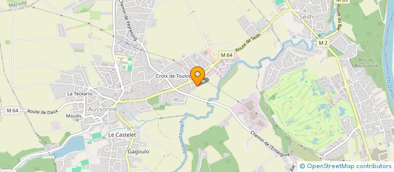 localisation de l'entreprise LGMO  AUSSONNE