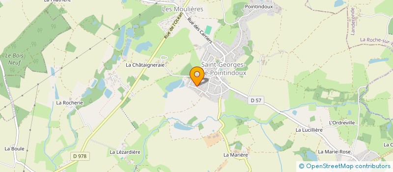 localisation de l'entreprise LGMO  SAINT-GEORGES-DE-POINTINDOUX