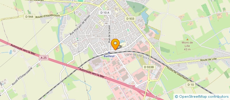 localisation de l'entreprise LGMV à BAILLEUL