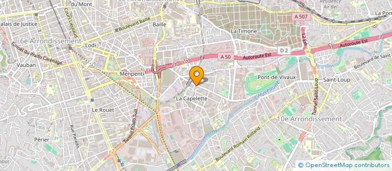 localisation de l'entreprise LGN à MARSEILLE