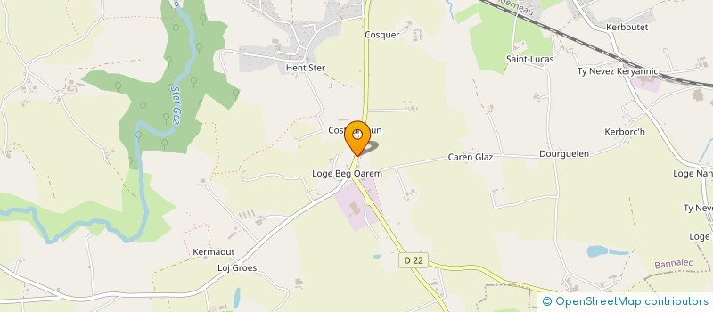 localisation de l'entreprise LGN  BANNALEC