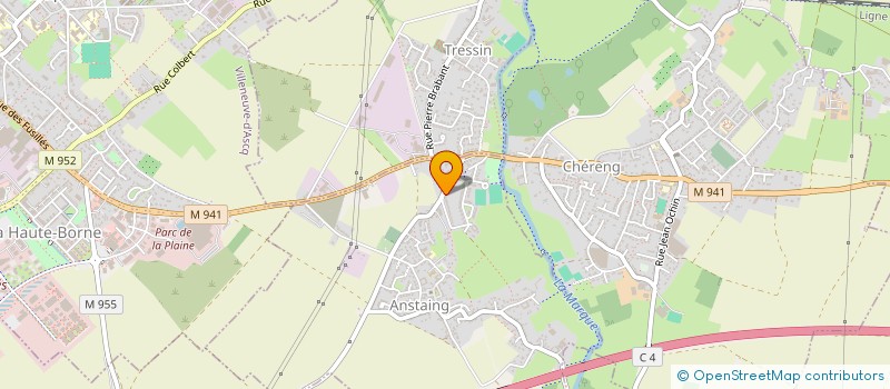 localisation de l'entreprise LGN  ANSTAING