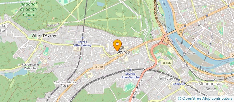 localisation de l'entreprise LGN PART 1 à SEVRES
