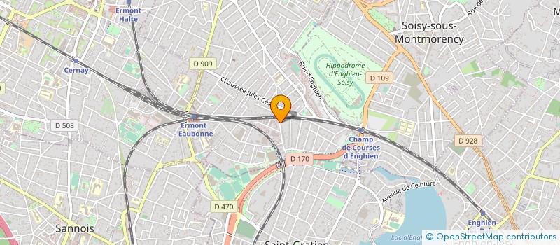 localisation de l'entreprise LGN TAXI à EAUBONNE