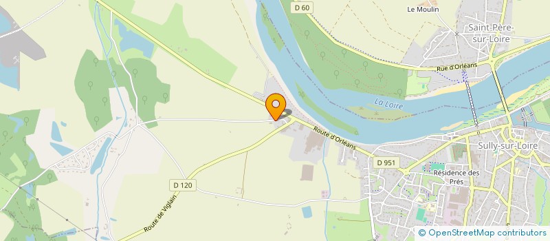 localisation de l'entreprise LGN TEAM HOLDING à SULLY-SUR-LOIRE