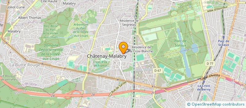 localisation de l'entreprise LGNH IMMO  CHATENAY-MALABRY