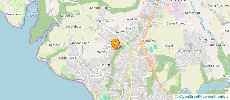 localisation de l'entreprise LGP à CONCARNEAU