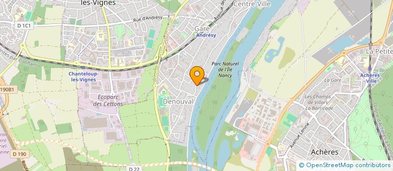 localisation de l'entreprise LGP  ANDRESY