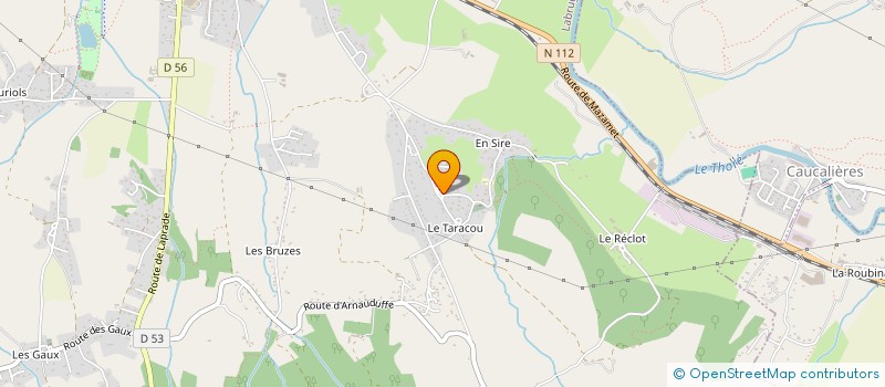 localisation de l'entreprise LGP  LABRUGUIERE