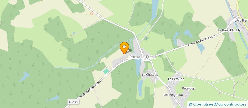 localisation de l'entreprise LGP  LA CHAPELLE-AUX-CHASSES